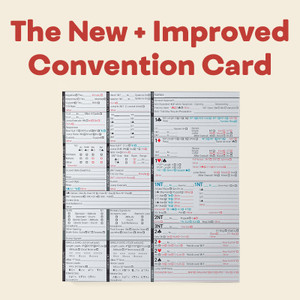 The New and Improved Convention Card